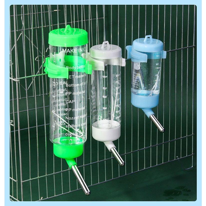 猫　うさぎ　小動物　2段ケージ コンパクト 自動餌やり器 水飲み 小動物 楽天市場】小動物 重力式自動給餌器 自動水飲み器 電源不要 猫