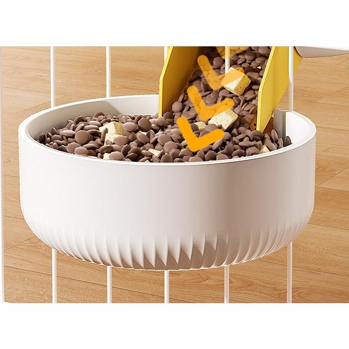 ペット用給餌器 給水器 ケージ固定 自動給餌器 自動給水器 犬用 猫用