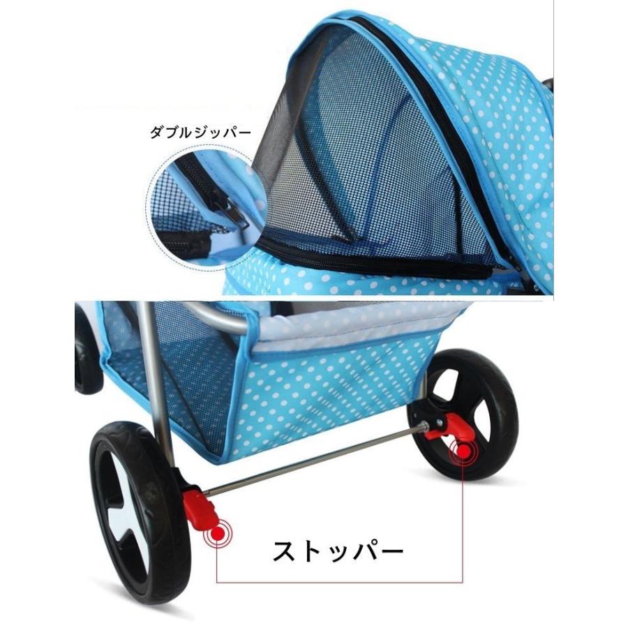 ペットカート ペットバギー ペットキャリー 折りたたみ式 3輪 犬用 猫