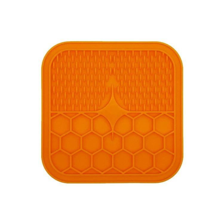 リックパッド 舐めるパッド シリコン 吸盤 ペット用品 15cm 小型