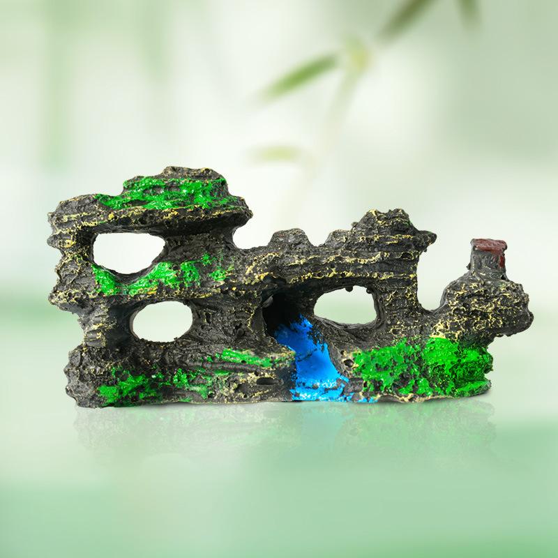 水槽用オブジェ レイアウトストーン 水槽用レイアウト 人工岩山 洞窟