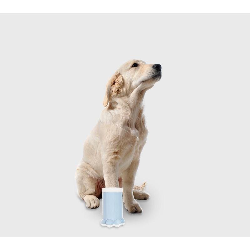 足洗いカップ 犬用 猫用 ペット用品 洗浄 クリーナー フットバス お散歩 お手入れ 清潔 ブラシカップ 足洗う 肉球 足裏 キレイ 綺麗 汚れ 泥 プラスナオ Paypayモール店 通販 Paypayモール