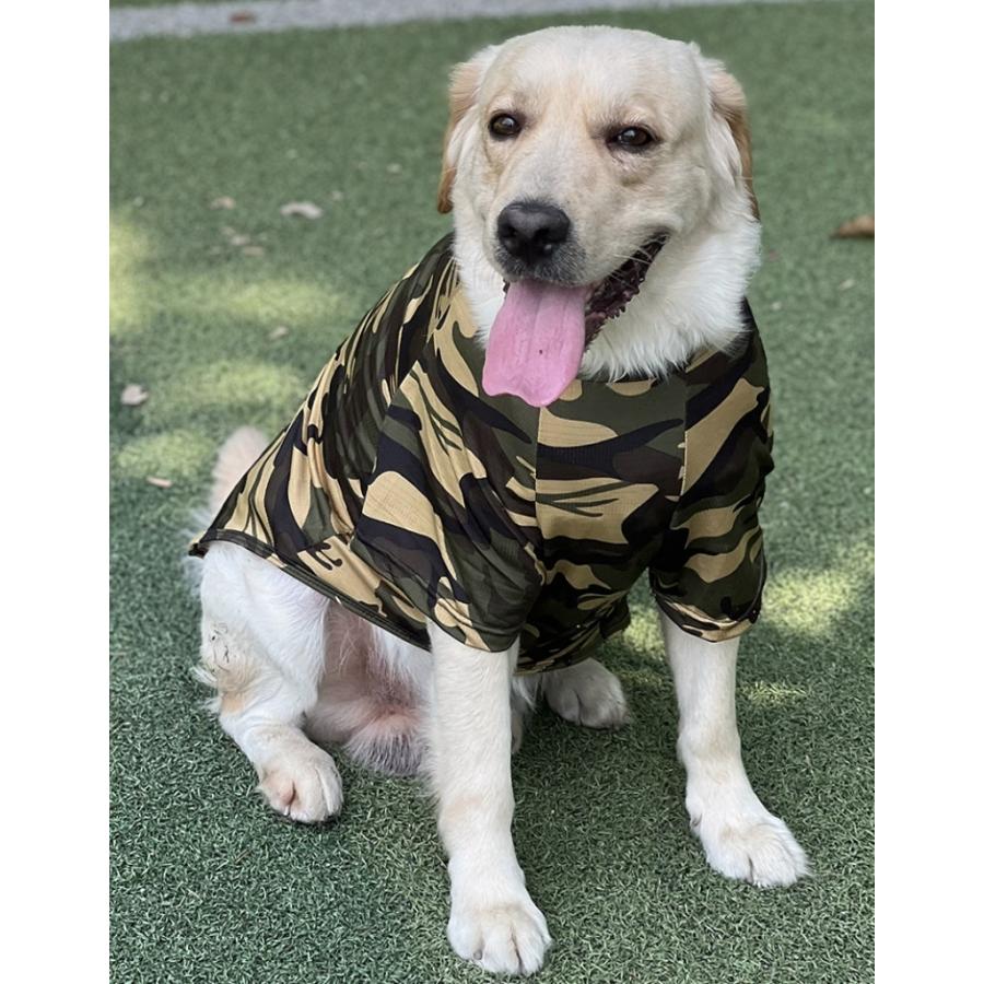 ペットウェア ドッグウェア Tシャツ カットソー 半袖 迷彩柄 犬服