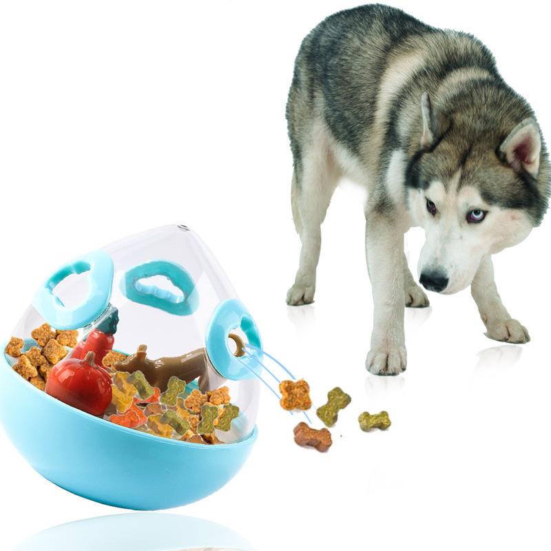犬用食器 フードボウル おやつボール ペット用品 ワンちゃん わんこ 玩具 おきあがりこぼし 揺れる 転がる 透明 中が見える 早食い防止 可愛い ス プラスナオ Paypayモール店 通販 Paypayモール