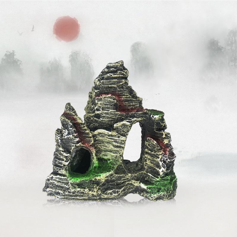 水槽用オーナメント オブジェ アクアリウム 装飾 水中インテリア 岩石