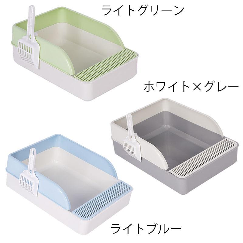 猫用トイレ トイレ容器 砂トイレ ネコ用 ねこ キャット トイレタリー用品 飛散防止 お手入れ簡単 持ち運び便利 シンプル 定番 ペットグッズ ペット｜plusnao｜19