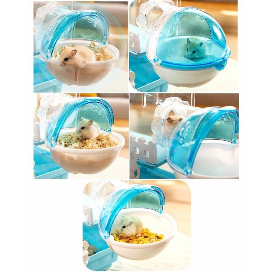 plusnao ハムスター 砂風呂 砂浴び容器 バスタブ 外付けトイレ