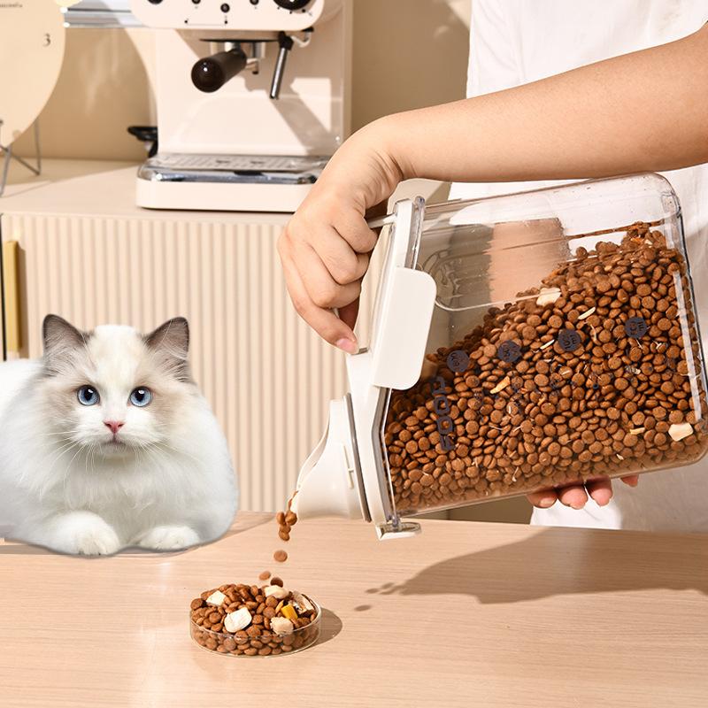 ペットフードストッカー 餌入れ 犬 猫 保管 収納 保存容器 ランドリー