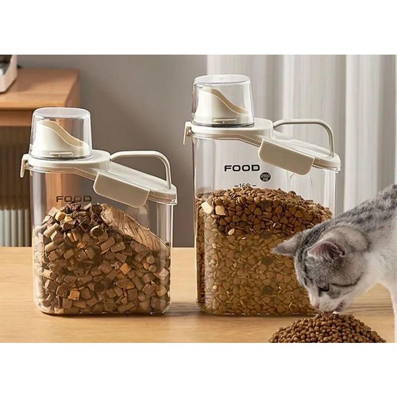 ペットフードストッカー 餌入れ 犬 猫 保管 収納 保存容器 ランドリー