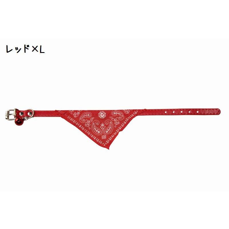 猫用首輪 ペット用品 ねこ ネコ カラー バンダナ風 ベルトタイプ 鈴