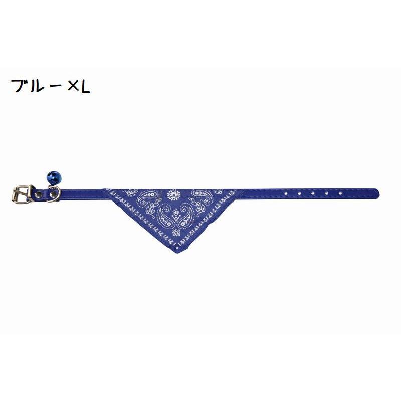 猫用首輪 ペット用品 ねこ ネコ カラー バンダナ風 ベルトタイプ 鈴