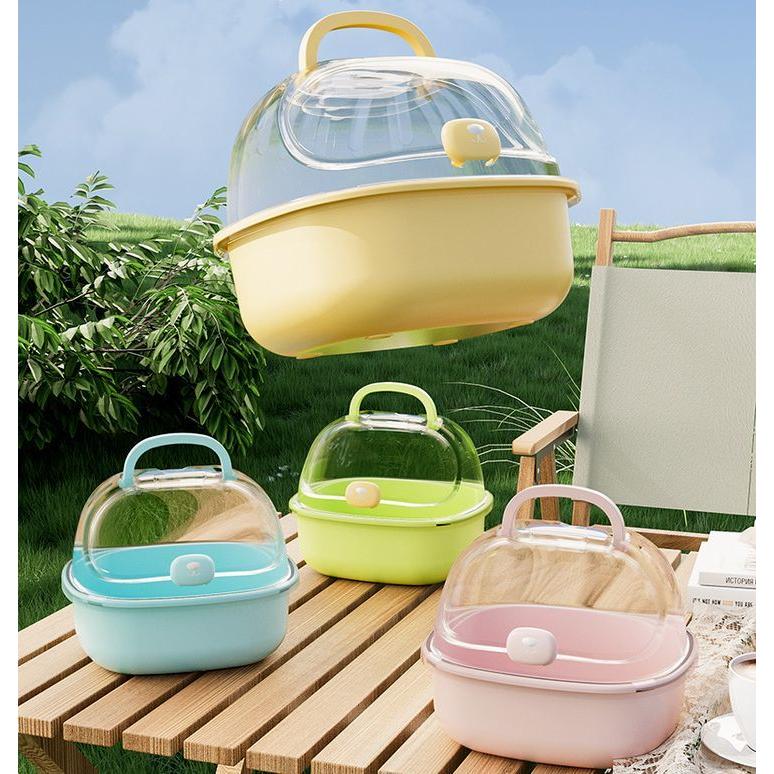 小動物ハードケース plusnao 小動物用キャリーケース キャリーバッグ ペット用品