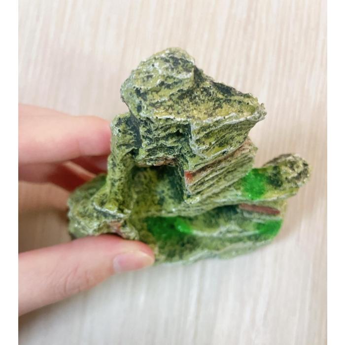 水槽用 オブジェ アクアリウム オーナメント 樹脂製 人工岩山 洞窟