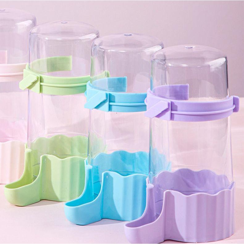 鳥用給水器 自動給水器 495ml ウォーターボトル 自動給餌器 フード