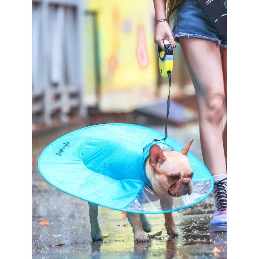 ペット用品 レインコート かっぱ 雨具 犬 小型犬 犬服 フード 円盤型 コンパクト 散歩グッズ かわいい 透明 プラスナオ Paypayモール店 通販 Paypayモール