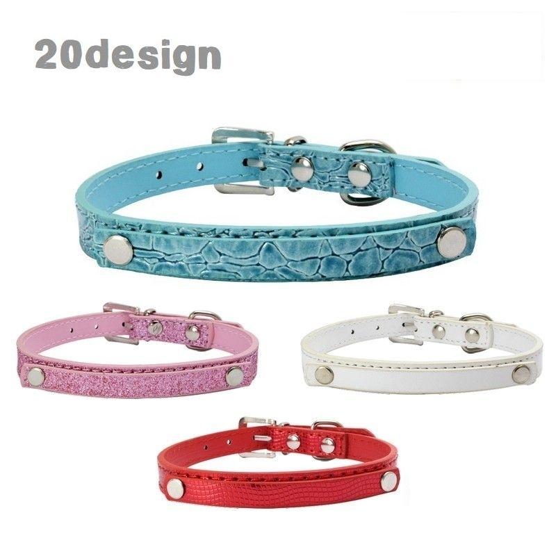 首輪 犬用 猫用 ペット用品 小型犬 中型犬 カラー ベルトタイプ レザー調 無地 ラメ お散歩 赤 ピンク 青 キラキラ シンプル おしゃれ お出か プラスナオ Paypayモール店 通販 Paypayモール