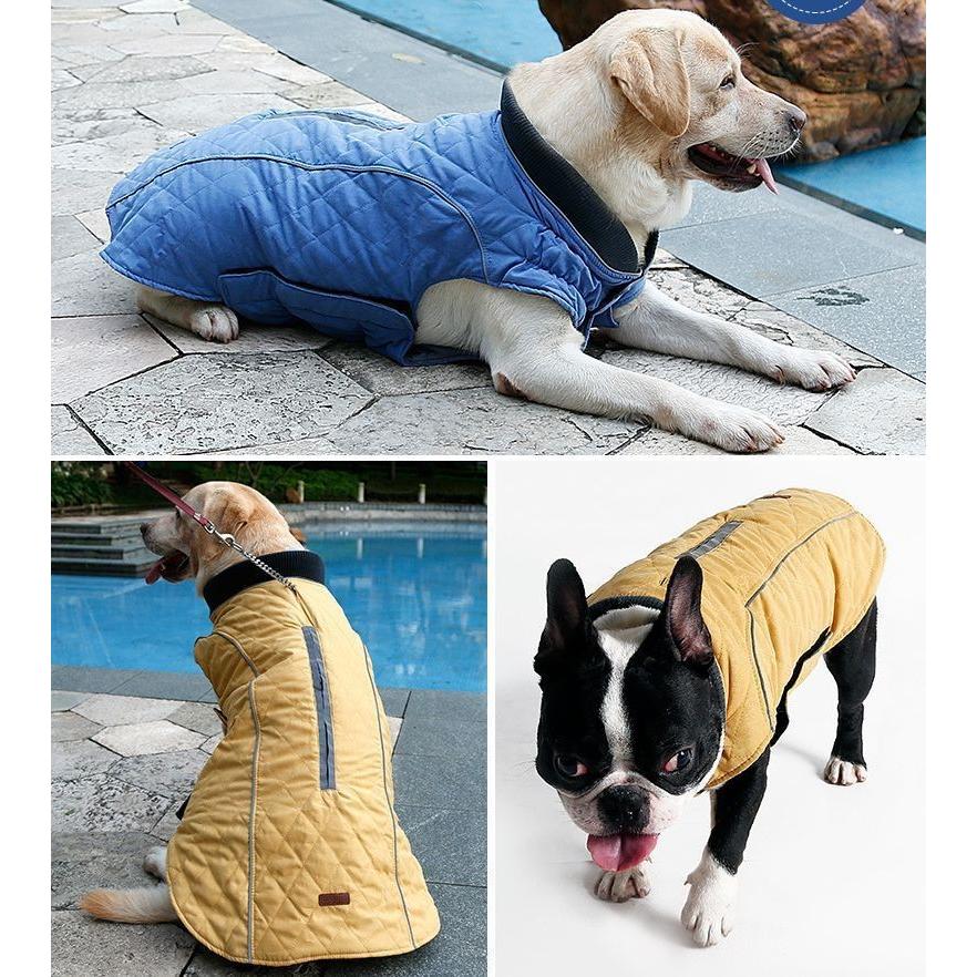 わんちゃん用ベスト キルティング 厚手 防寒 袖なし ジャケット あったかい 秋冬 シンプル 犬服 ドッグウェア 小型犬 中型犬 犬用品 犬服 犬の服 プラスナオ Paypayモール店 通販 Paypayモール