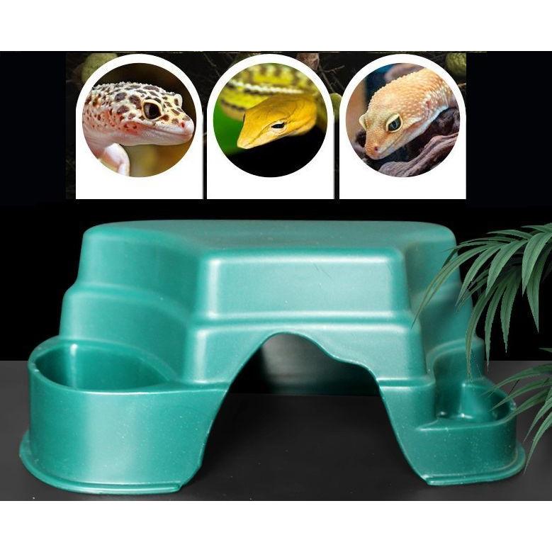 ペット用隠れ家 爬虫類 両生類 ペットグッズ アクアリウム用品 洞窟 餌