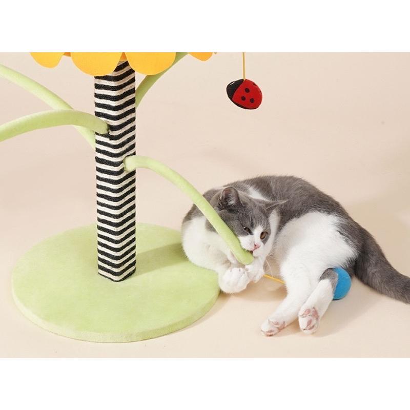 ぎます 猫用おもちゃ 麻縄柱 運動不足 ストレス解消 かわいい プラスナオ Paypayモール店 通販 Paypayモ キャットタワー 爪とぎ 多機能 ペット用品 猫用品 ペットグッズ 猫遊び 猫じゃらし 土台付き サイズにつ