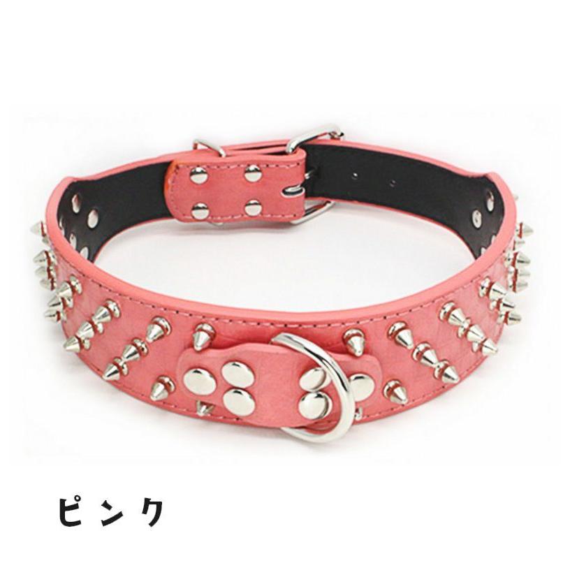 ピンク系 ヒョウ柄首輪 犬用 チェーン付き 首輪 犬用 ペット用品 小型犬 中型犬 ドッググッズ リール ベルト