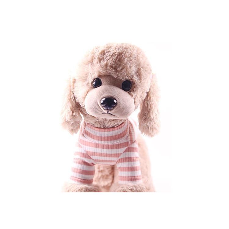 ドッグウェア カットソー 犬服 洋服 ペット用品 ペットウェア 犬用 猫用 小型犬 ボーダー 無地 シンプル リブ 長袖 ハイネック 散歩 お出かけ|plusnao|05