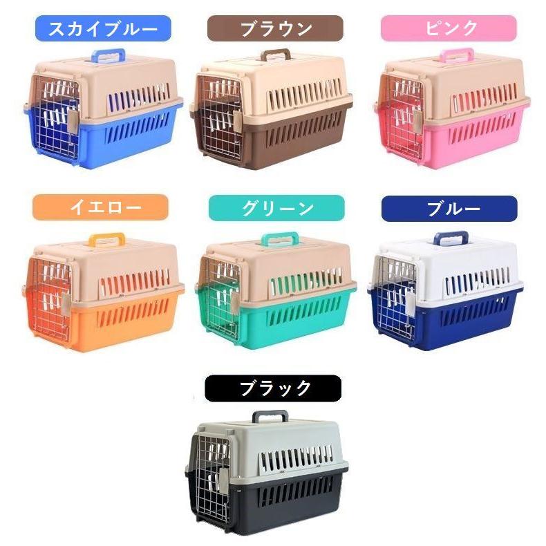 ペット キャリーケース クレート 犬 猫 ペット用品 ハードタイプ キャリーボックス 旅行 飛行機 電車 ペットグッズ トラベル お出掛け キャスター｜plusnao｜16