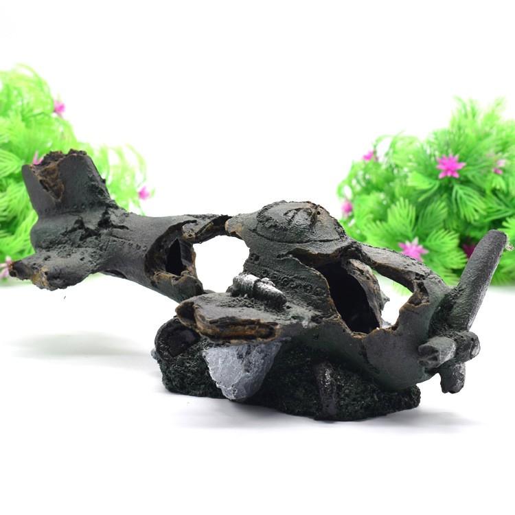 レイアウト用品 航空機 残骸 沈没機 難破 飛行機 熱帯魚 メダカ 金魚 水槽レイアウト アクアリウムグッズ 水槽用品 装飾 ペット用品 プラスナオ Paypayモール店 通販 Paypayモール