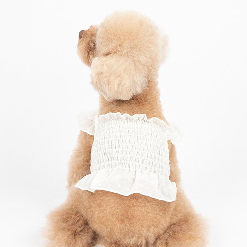 2点購入100円お値引き♡キャミソール♡犬服 plusnao ドッグウェア キャミソール キャミ フリル トップス 犬