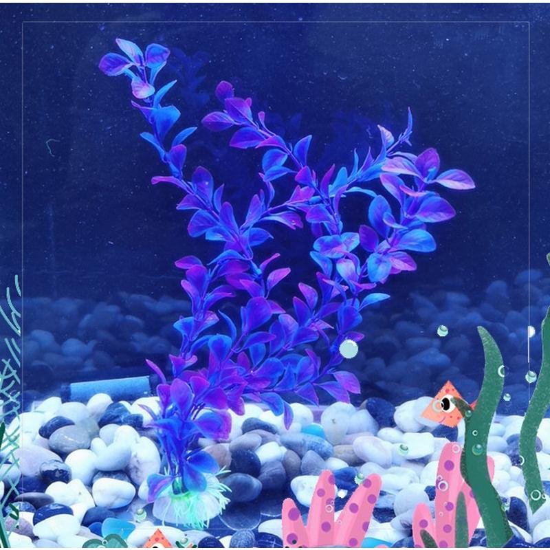 plusnao（プラスナオ） 人工水草 3本セット 造花 グリーン 熱帯魚