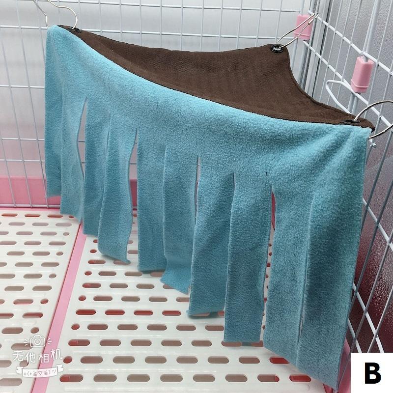 plusnao ペット用ハンモック 小動物用ハンモック 吊り下げ