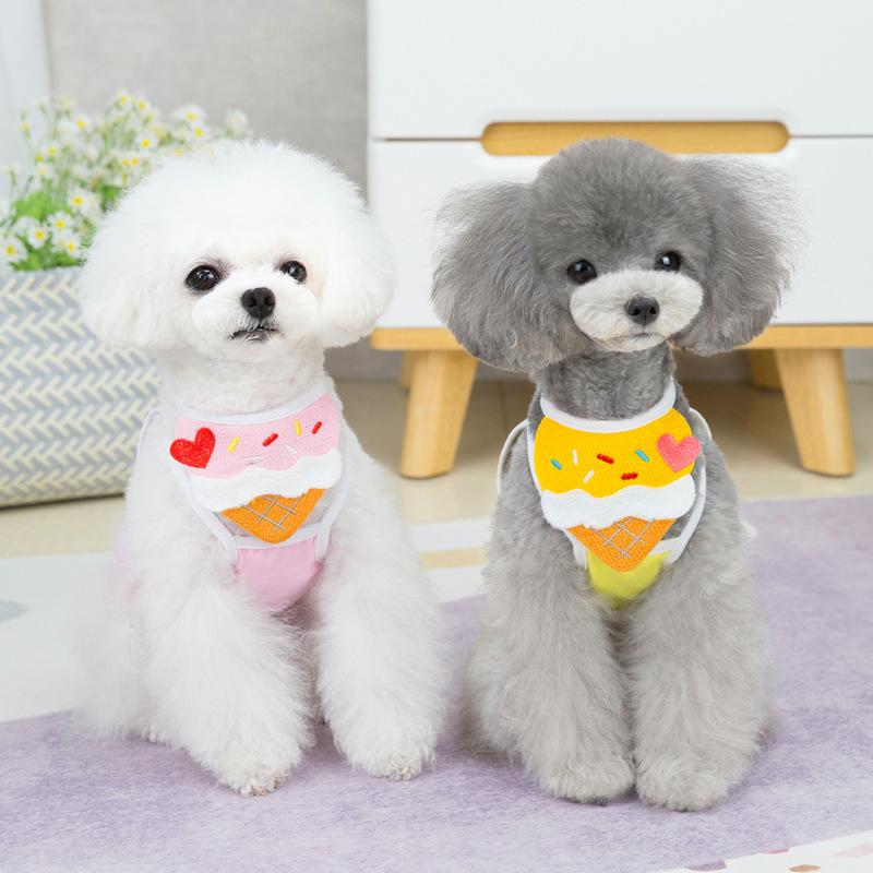 ペット用スタイ ビブ よだれかけ 犬用 いぬ ペット用品 花 アヒル
