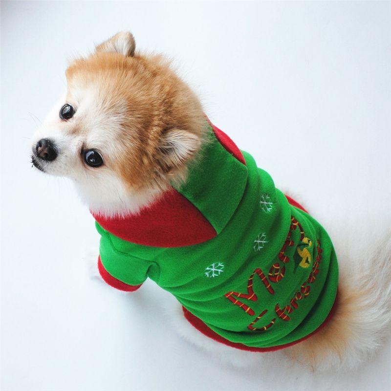 ドッグウェア クリスマス メリークリスマス ツリー パーカー プルオーバー フード付き ペット用 服 犬 愛犬 ペット ペット用品 袖あり スポーティ｜plusnao｜11