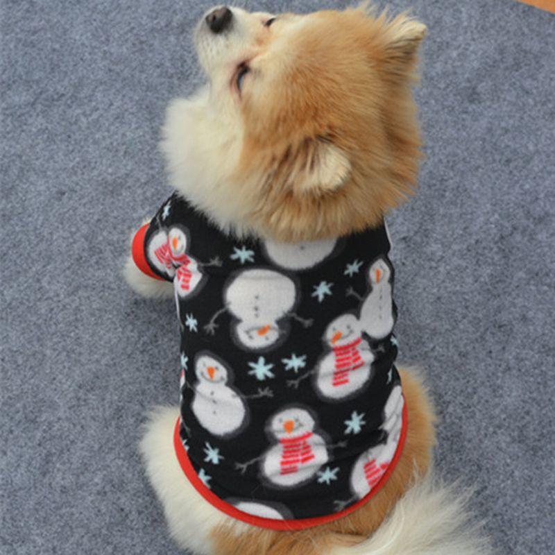 ドッグウェア ペット用 犬用 洋服 フリース クリスマス トナカイ 