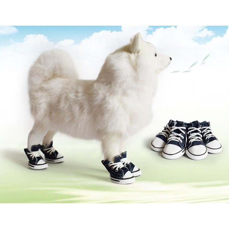 21117円 贈答 HLMSKD 4pcs セット犬の靴ペットシューズ小型および中間ペットスポーツトレーニングペット用品に適した屋外 Color : A Size 3