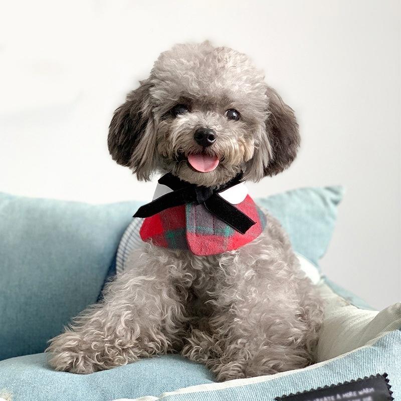 plusnao ペット用スタイ よだれかけ 犬用 猫用 つけ襟 首飾り
