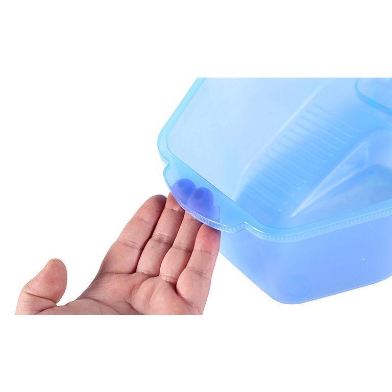 カメ専用飼育ケース　4個セット　小サイズ Amazon | EINEY カメ用水槽 亀の水槽 水槽 亀 タートルボックス 飼育