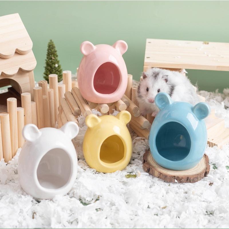 アロハ/aloha ハムスター　未使用品 plusnao（プラスナオ） セラミックハウス ハムスター用 小動物用ハウス