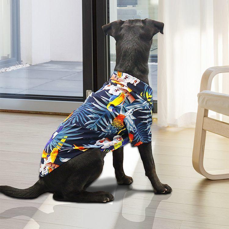 ドッグウェア 犬服 アロハシャツ 半袖 シャツ アロハ 花柄 犬の服