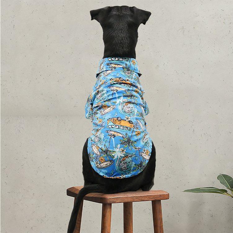 ドッグウェア 犬服 アロハシャツ 半袖 シャツ アロハ 花柄 犬の服