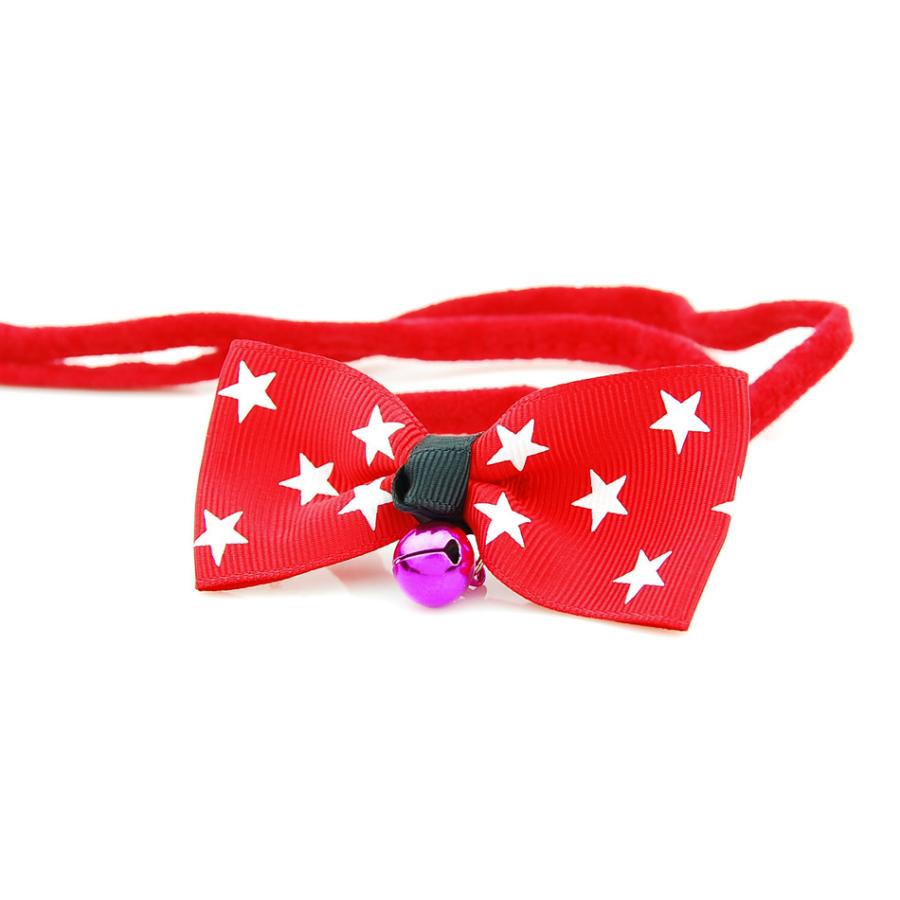 ❤️売り切りSALE❤️クリスマスペットカラー　調節可能　蝶ネクタイ　カラー　リボン plusnao ペット用蝶ネクタイ チョーカー 犬用 猫用 小型犬