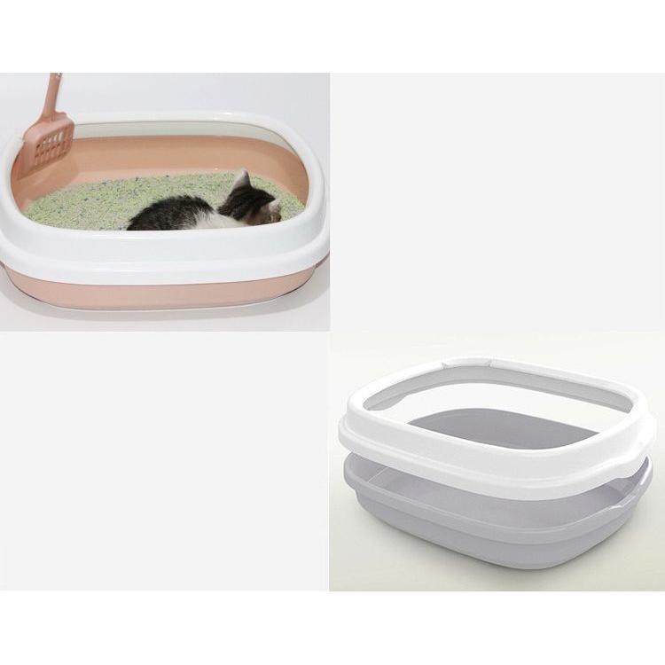 猫用トイレ 本体 スコップ付き キャットトイレ 大号 トイレ容器 猫砂