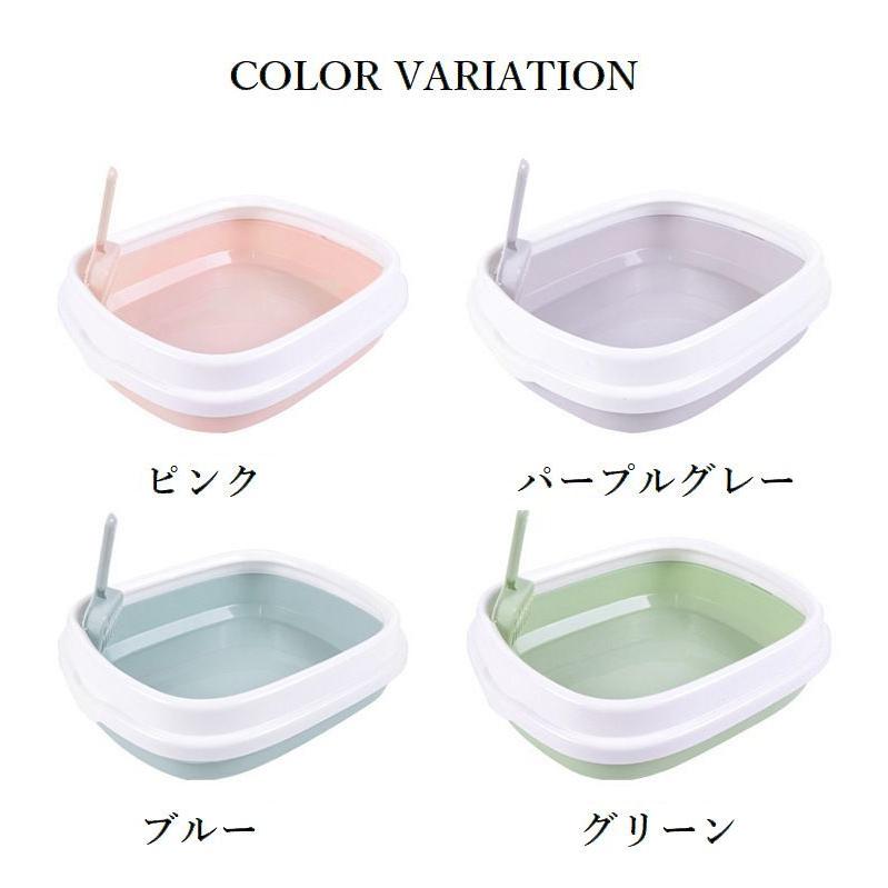 猫用トイレ 本体 スコップ付き キャットトイレ 大号 トイレ容器 猫砂