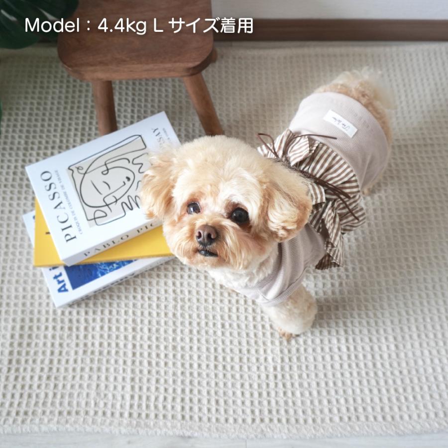 plusnao（プラスナオ） ギンガムリボンタンクトップ 犬 服 犬服 ペット