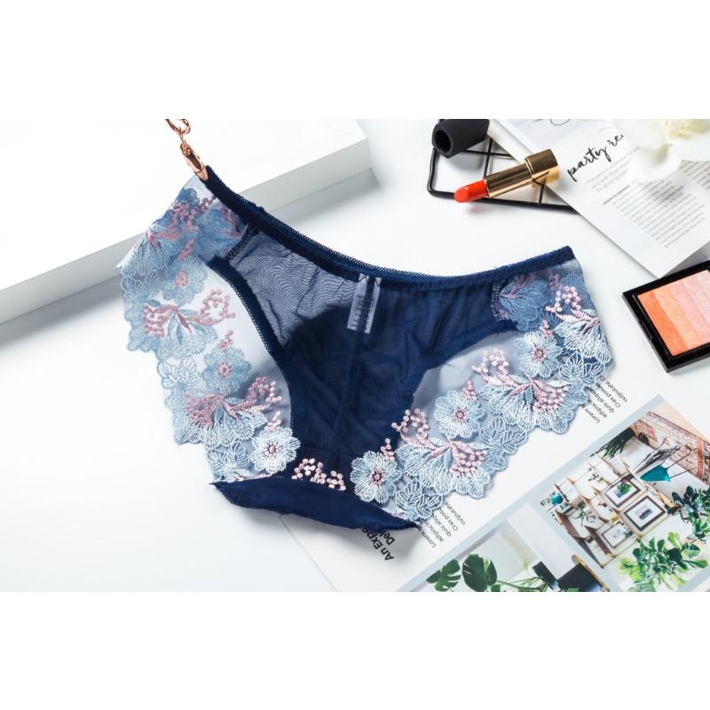 plusnao シースルーショーツ セクシーパンツ 花柄インナー
