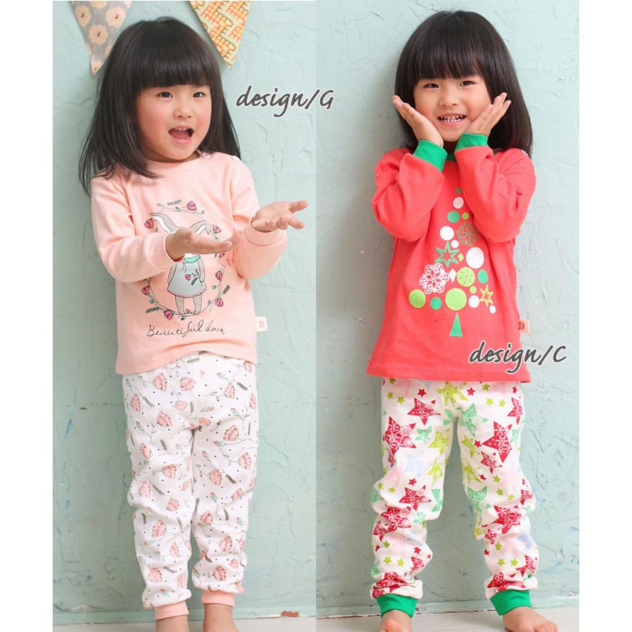 plusnao（プラスナオ） パジャマ ルームウエア 上下セット 子供用 長袖