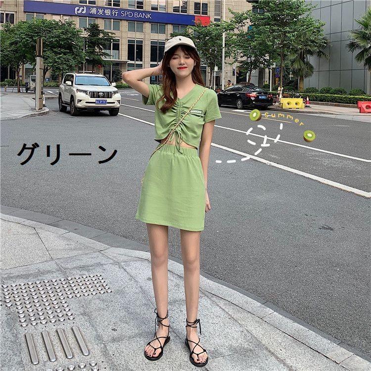 plusnao（プラスナオ） セットアップ カットソー Tシャツ スカート