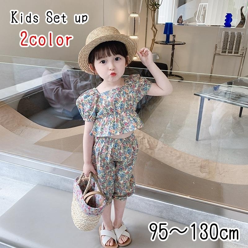 plusnao セットアップ 上下セット 2点セット ブラウス ハーフパンツ