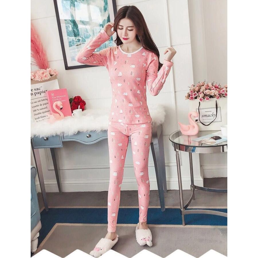 plusnao（プラスナオ） パジャマ ルームウェア 上下セット レディース