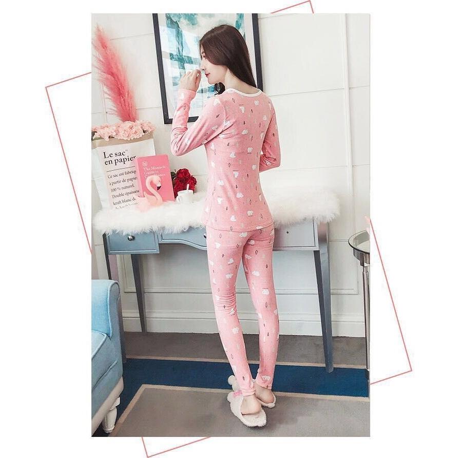 plusnao（プラスナオ） パジャマ ルームウェア 上下セット レディース