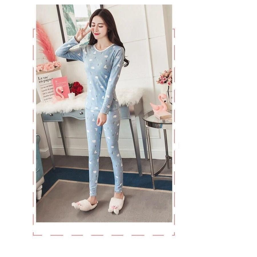 plusnao（プラスナオ） パジャマ ルームウェア 上下セット レディース